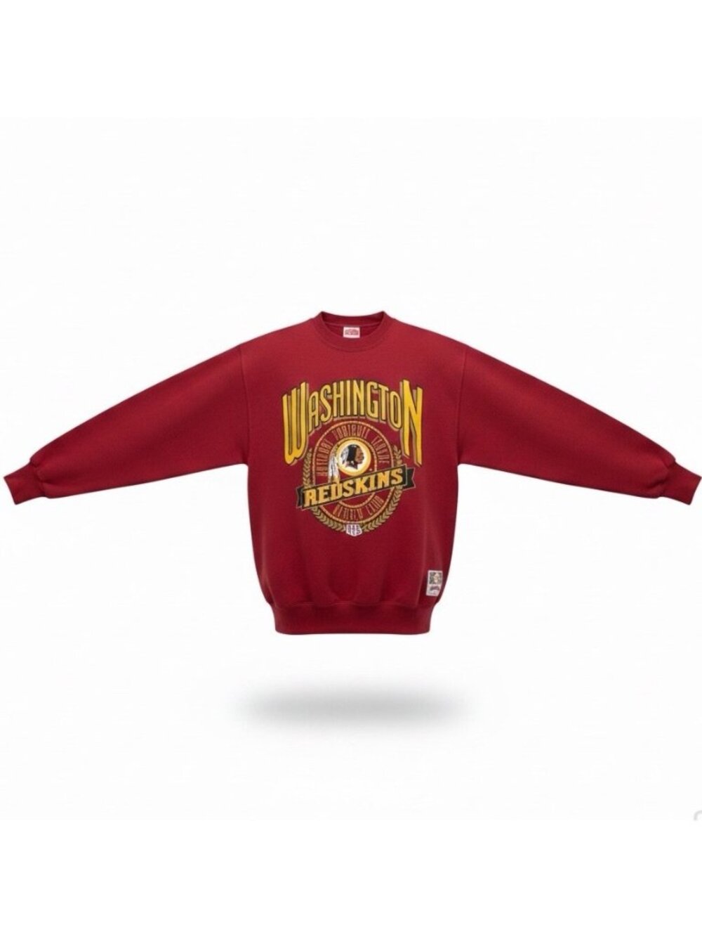 Nutmeg Mills Mens Red Washington Redskins Crewneck Sweatshirt Size M